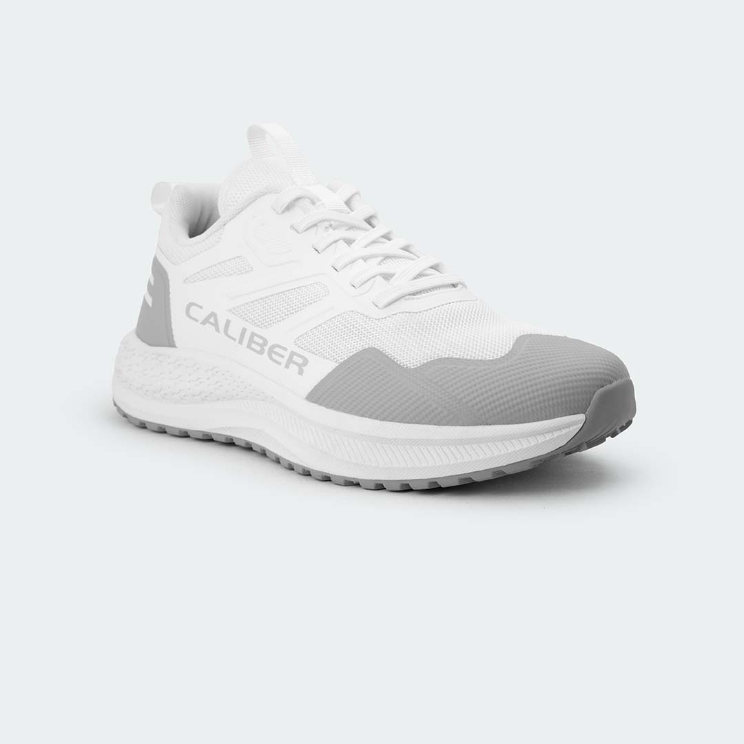 TORQUE 765 – White Sports Shoes For Men – Caliber Shoes Nepal