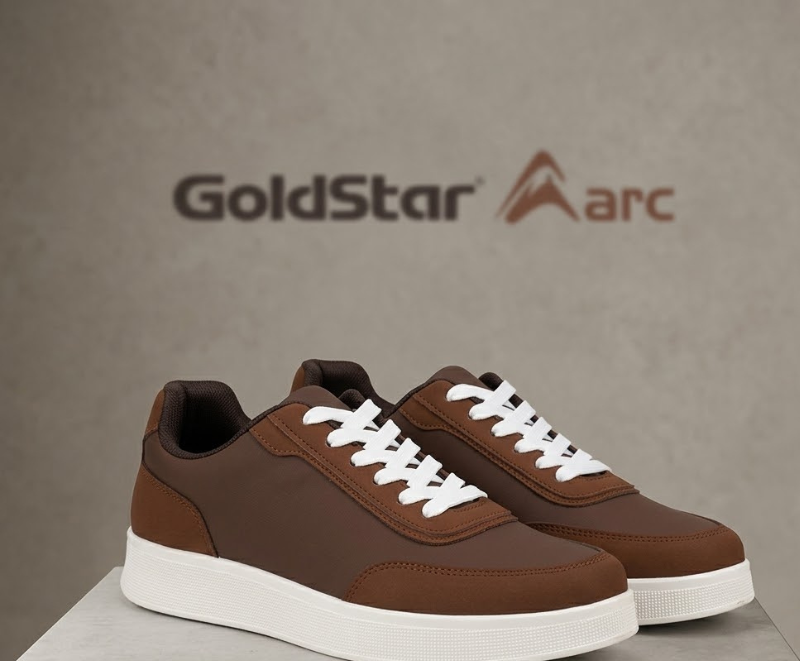 Goldstar ULSF-AX-1/B Neo Brown Casual Sneakers | Lightweight Comfortable Everyday Walking Shoes