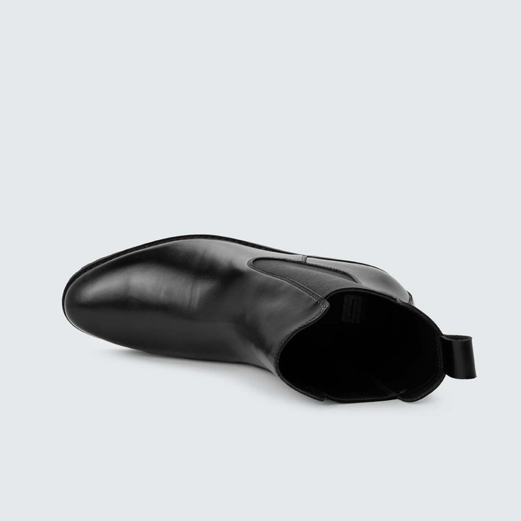 ARCHER A484SN -Black Chelsea Boots For Men -Caliber Shoes Nepal