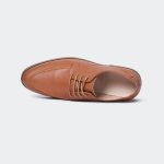ALBERT A537G -Brown Lace Up Formal Shoes For Men -Caliber Shoes Nepal