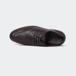 ALBERT A537G -Coffee Lace Up Formal Shoes For Men -Caliber Shoes Nepal