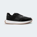 ZENITH 571SN -Black Casual Sneakers For Men -Caliber Shoes Nepal