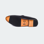 B 701 C -Black Slip On Formal Shoes For Men -Caliber Shoes Nepal