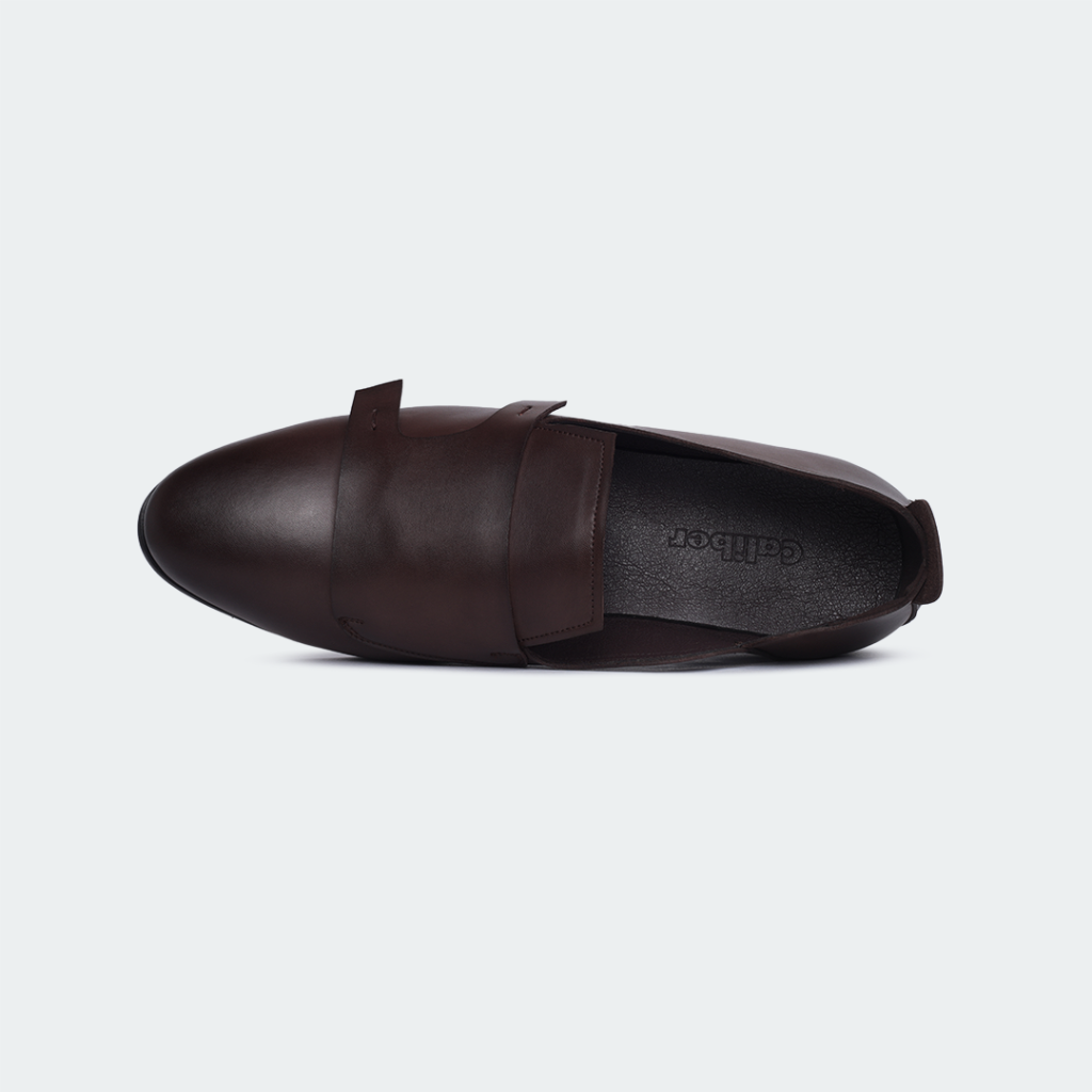 OPAL B 712 C -Coffee Double Monk Strap Shoes For Men -Caliber Shoes Nepal