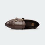 ANGELO B714SN -Coffee Formal Shoes For Men -Caliber Shoes Nepal