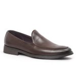 T 653 C -Coffee Slip On Formal Shoes For Men -Caliber Shoes Nepal