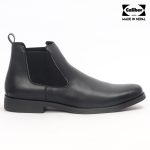 A481C -Black Chelsea Boots For Men -Caliber Shoes Nepal