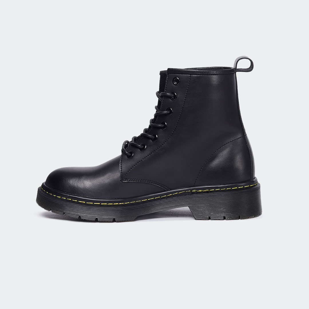 ALEX L468C -Black Lace Up Boots For Women -Caliber Shoes Nepal