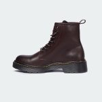 ALEX L468C -Coffee Lace Up Boots For Women -Caliber Shoes Nepal