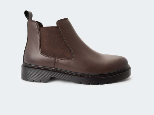 RAVEN M481C -Coffee Chelsea Boots For Men -Caliber Shoes Nepal