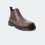 RAVEN M481C -Coffee Chelsea Boots For Men -Caliber Shoes Nepal