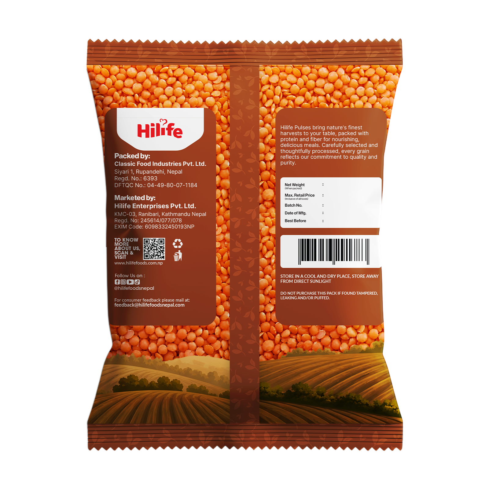 Hilife Musuro Dal 1 kg