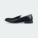 T 654 C -Black Penny Formal Shoes For Men -Caliber Shoes Nepal