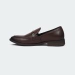 TOPAZ T 662 C -Coffee Slip On Formal Shoes For Men -Caliber Shoes Nepal