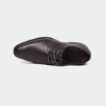 RICHARD T664G -Coffee Lace Up Formal Shoes For Men -Caliber Shoes Nepal