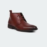 T 672 C OSPREY -Wine Red Chukka Boot For Men -Caliber Shoes Nepal
