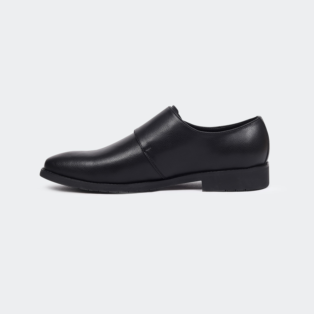 LEOPOLD T686G -Black Penny Formal Shoes For Men -Caliber Shoes Nepal