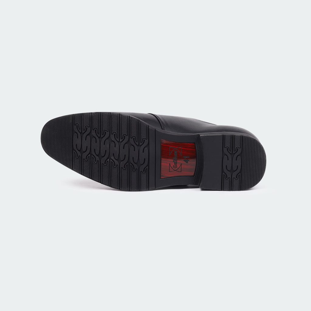 LEOPOLD T686G -Black Penny Formal Shoes For Men -Caliber Shoes Nepal