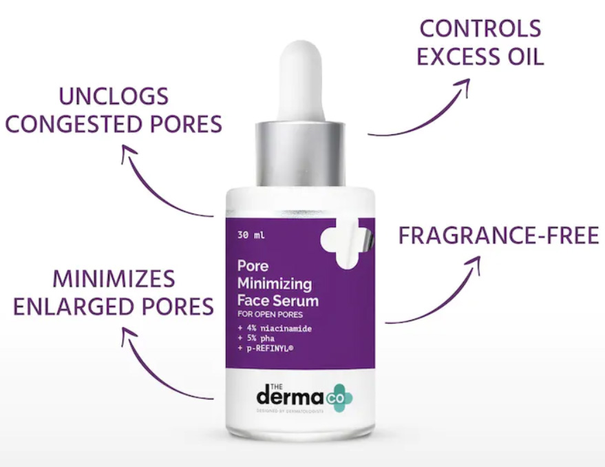The Derma Co. Pore Minimizing Face Serum, 30ml (8906087778042)