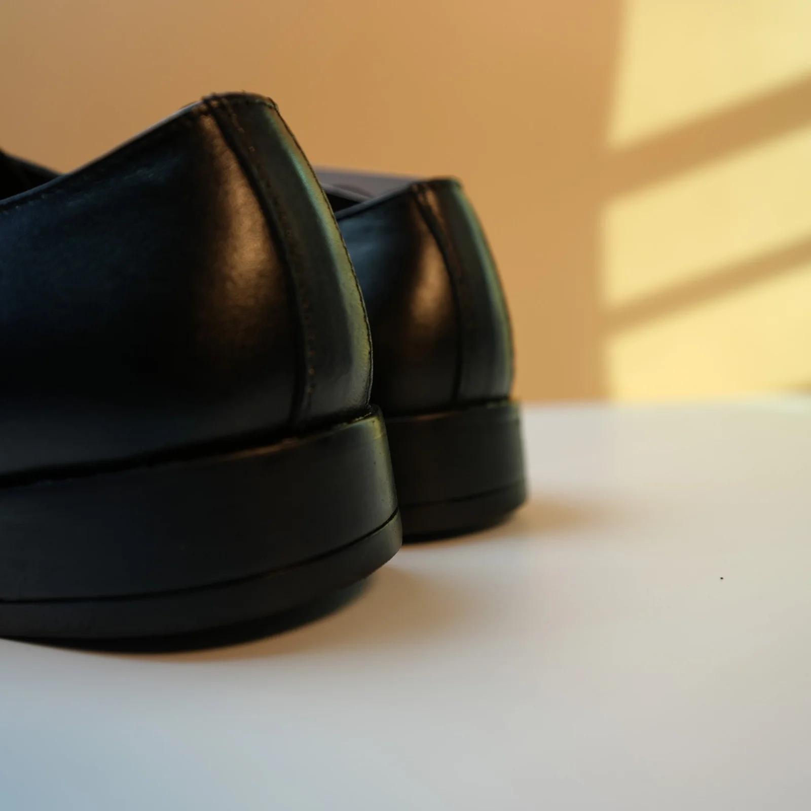 Men's Genuine Leather Single Monk Strap Shoes GS122