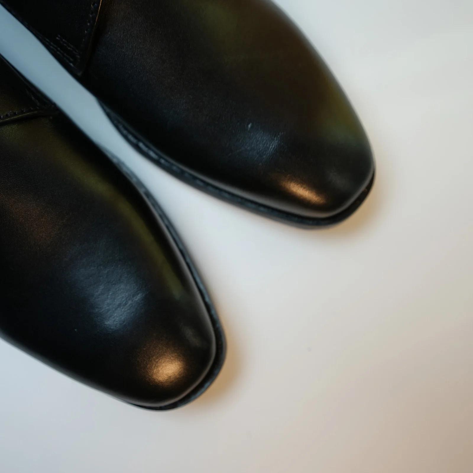 Men's Genuine Leather Single Monk Strap Shoes GS122
