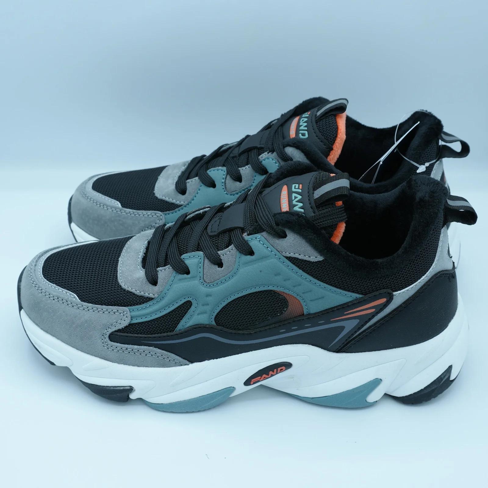 FANDEI Men's Fur-Lined Sports Sneakers GS114