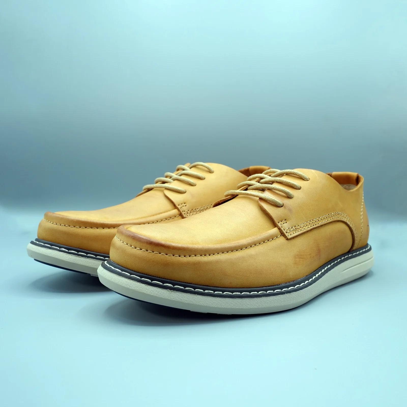 Ecco Men's Genuine Leather Casual Shoes GS118