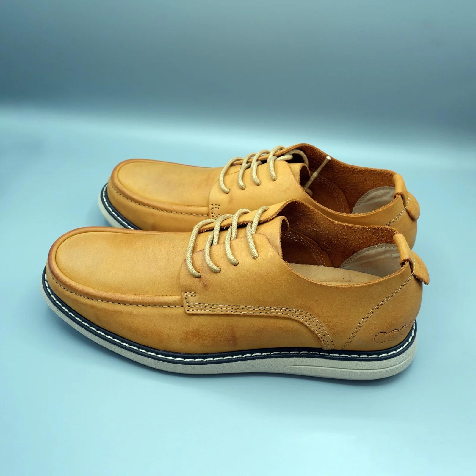 Ecco Men's Genuine Leather Casual Shoes GS118