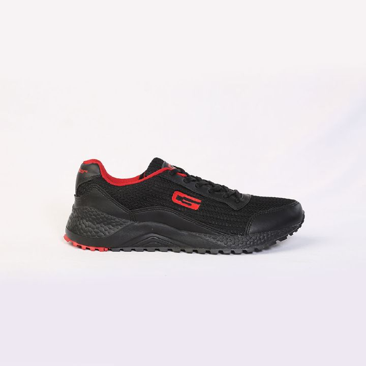 Goldstar G10-G404 Black Red Sports Shoes for Men – Lightweight Comfortable Running & Casual Sneakers