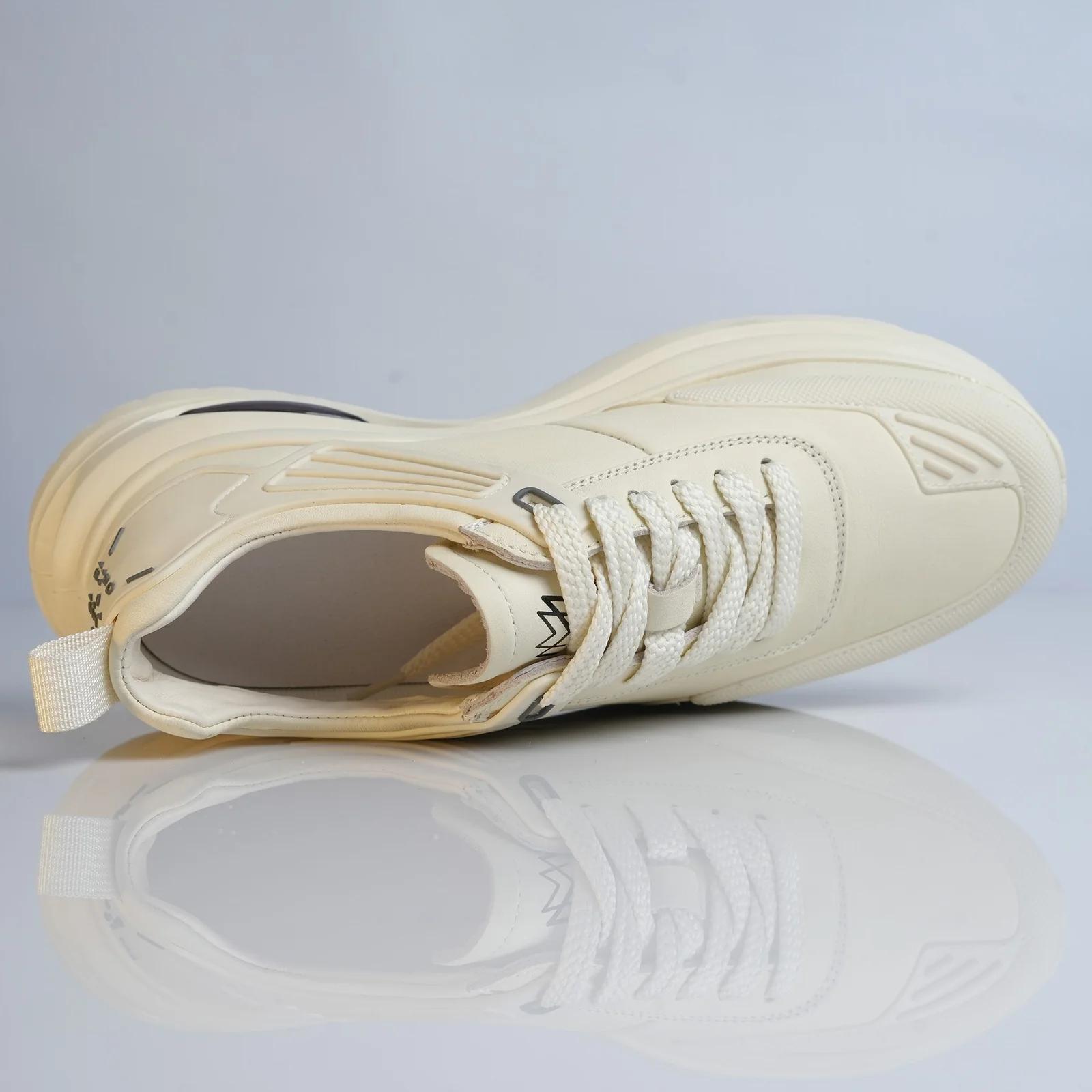 Men's Genuine Leather Riding and Casual Sneakers GS136