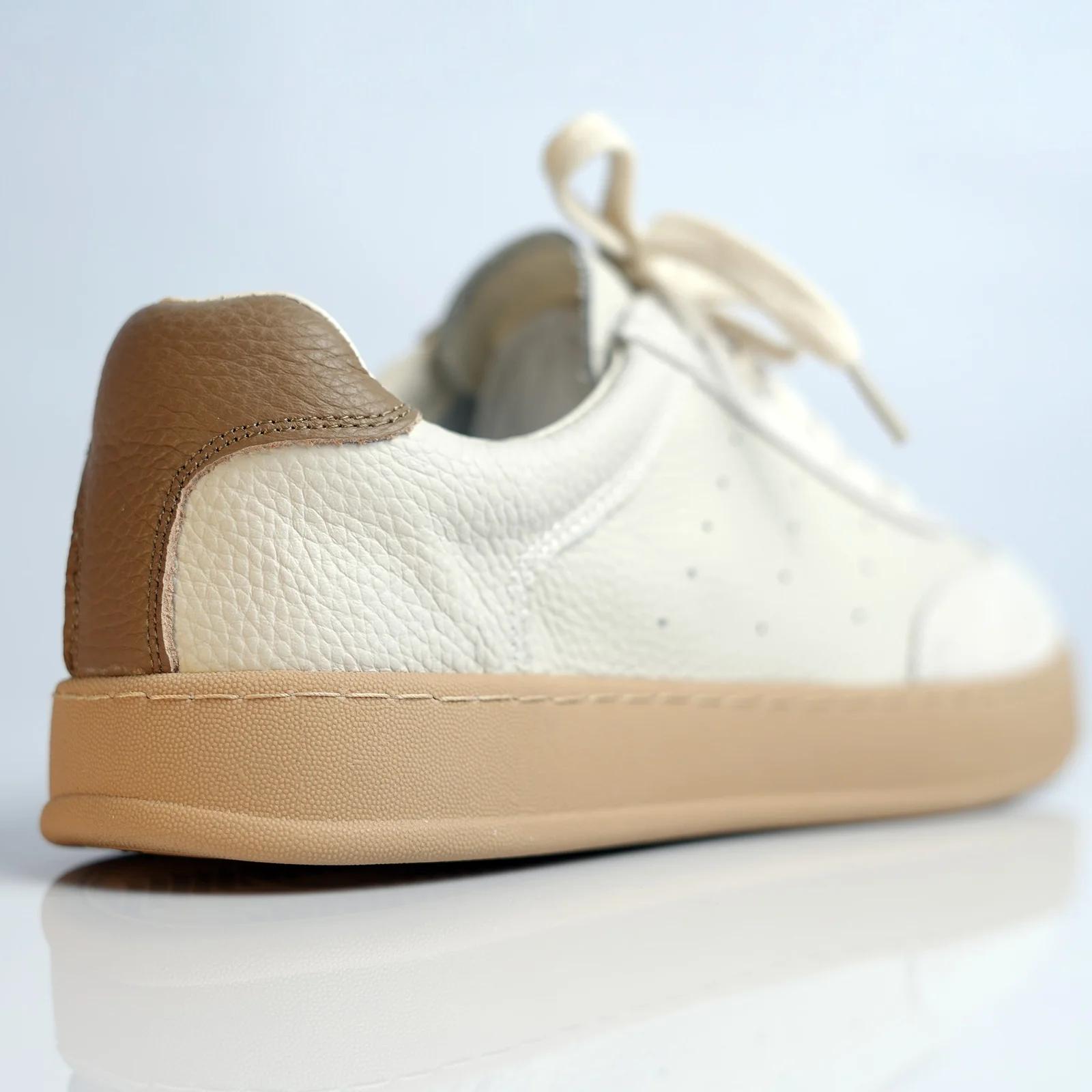 Men's Genuine Leather T-Toe Sneakers GS129