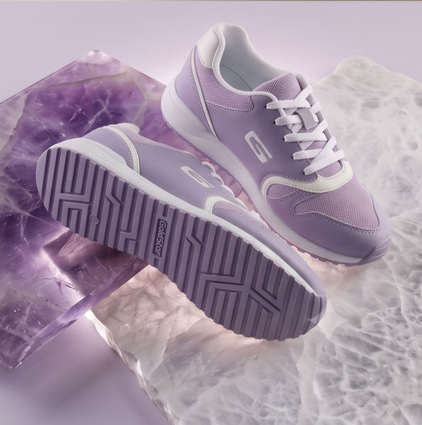 Goldstar Daisy 02 Purple Sneakers For Women – Casual Lightweight Running Shoes