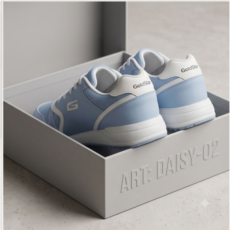 GoldStar DAISY-02 Women’s Light Blue & White Casual Running Shoes