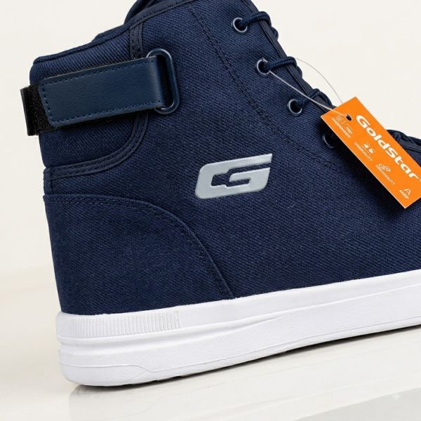 Goldstar G10-904 High Top Sneakers (Navy) – Casual Canvas Sports Shoes for Men