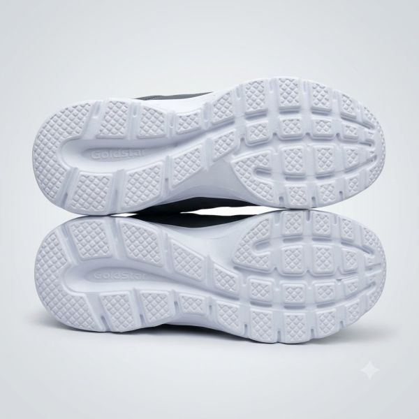 Goldstar G10-G708 Men’s Dark Grey Running & Walking Shoes | Lightweight Sports Sneakers