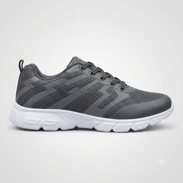 Goldstar G10-G708 Men’s Dark Grey Running & Walking Shoes | Lightweight Sports Sneakers