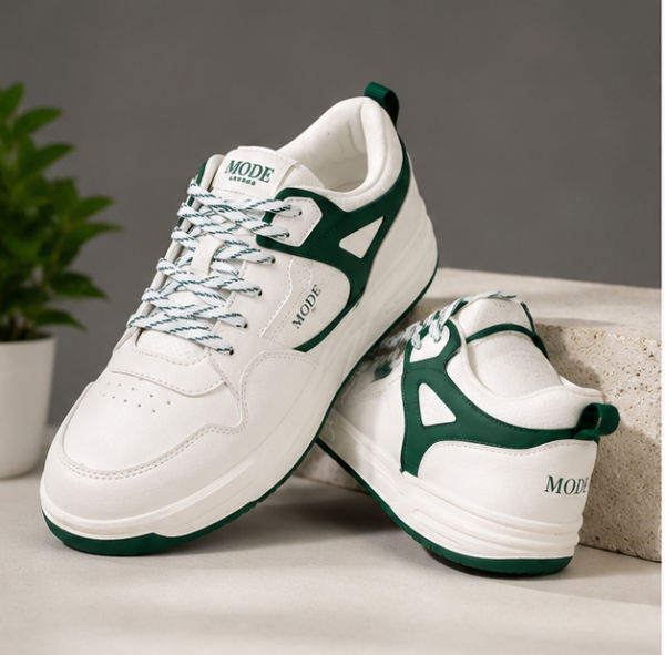 Goldstar Shoes MODE Carlo-01 Green White Casual Sneakers for Men & Women