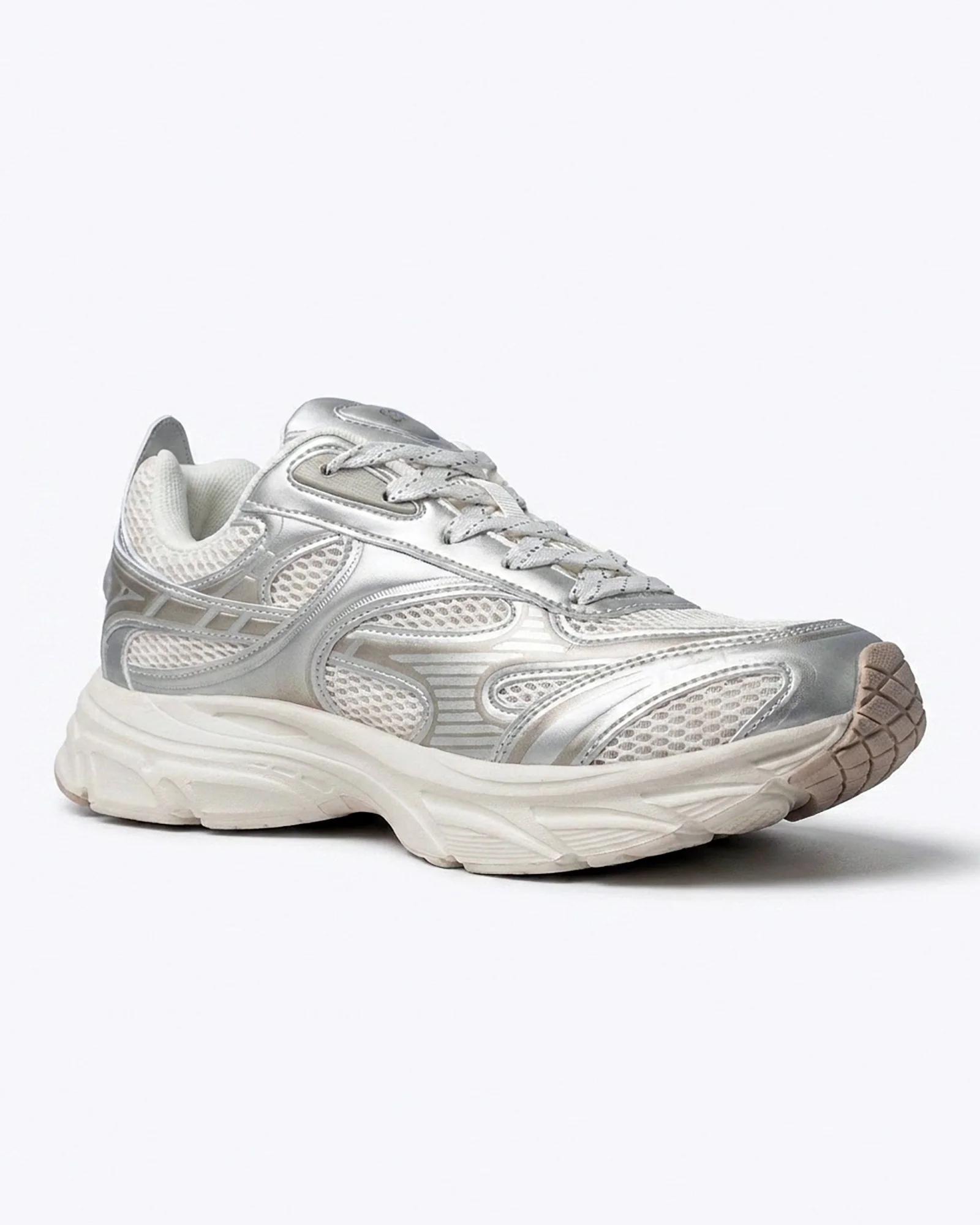 GRN Silver Chunky Casual Sneakers For Men GS155