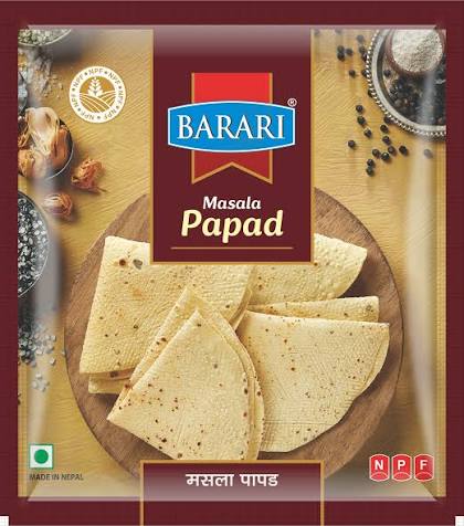 Barari Sada Papad 100Gm