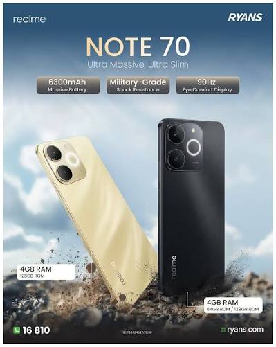 Realme Note 70