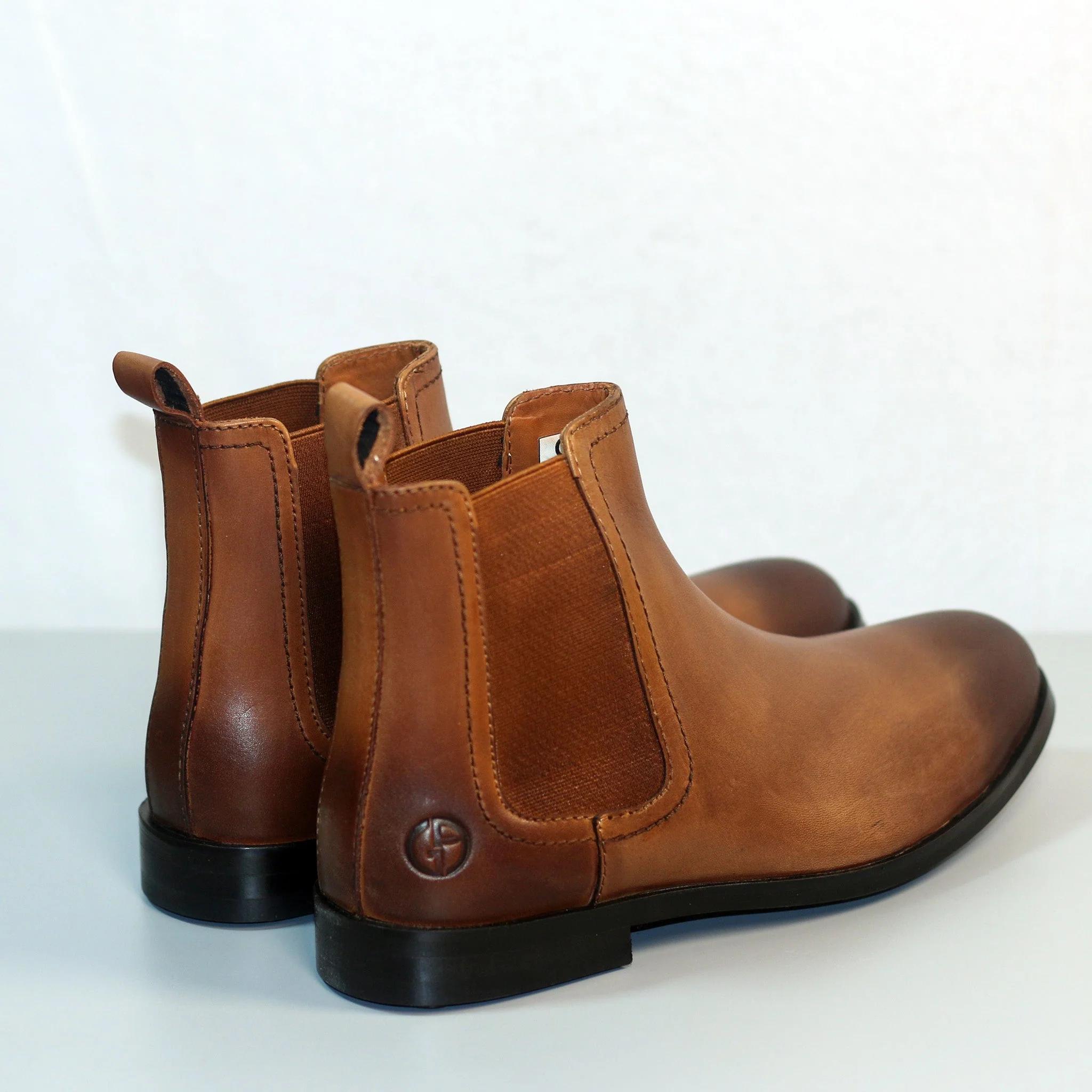 Men's Genuine Leather Chelsea Boots GS108