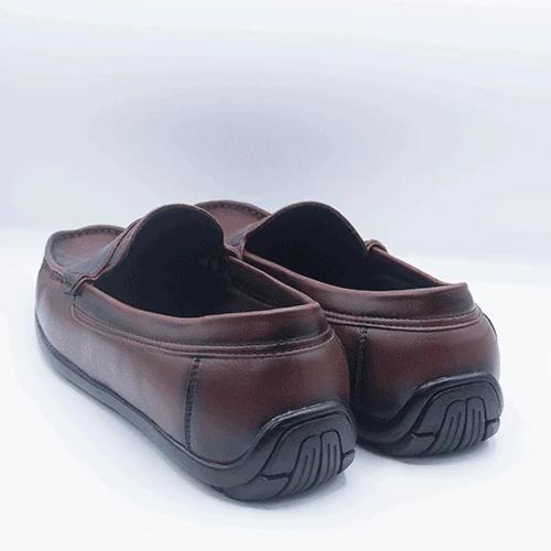 Men's Deep Brown Slip-On Loafers GS34