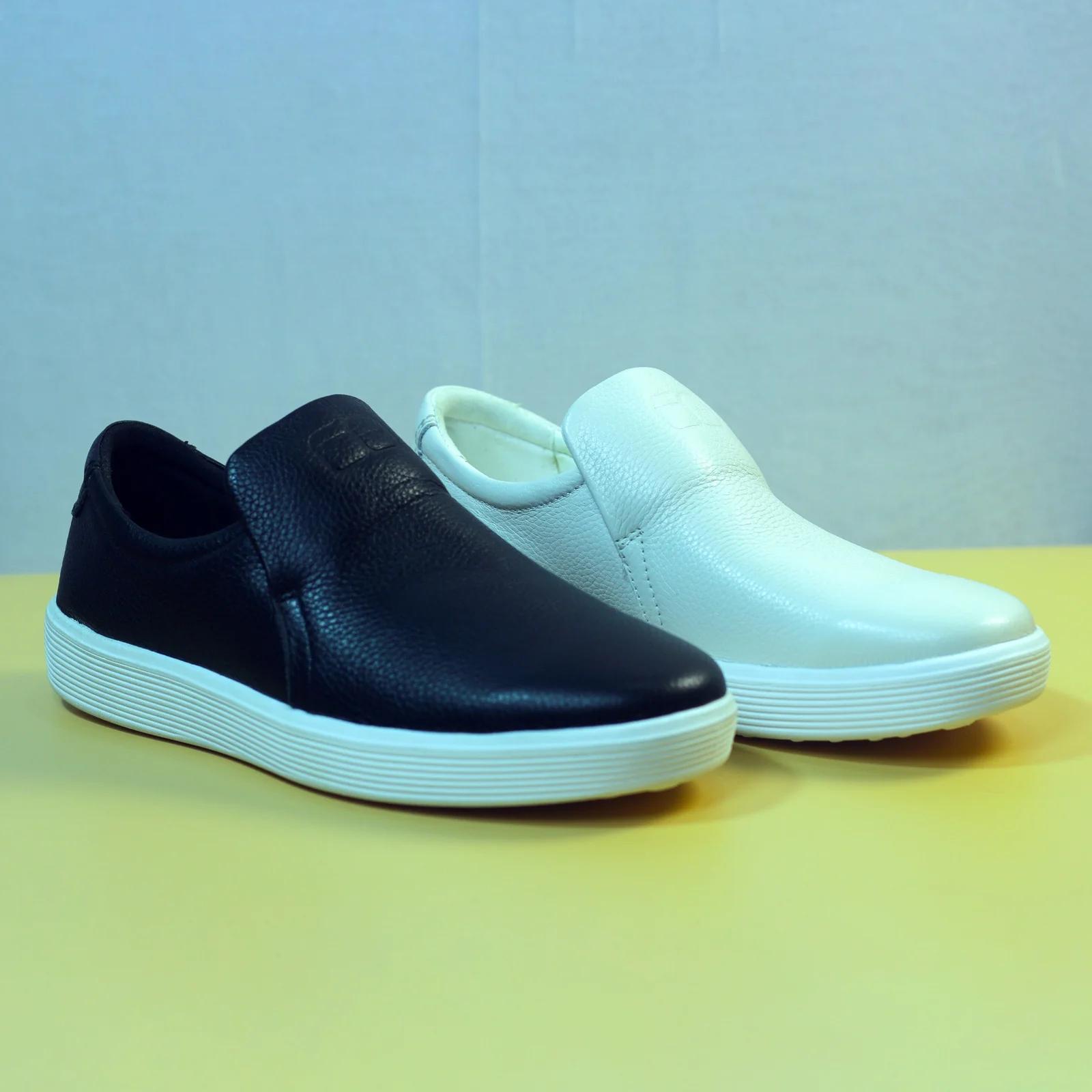 Men's Slip-On Leather Sneakers GS103