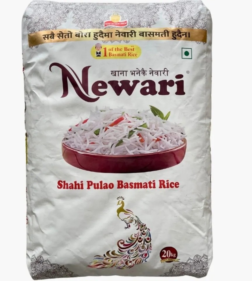 Newari Shahi Pulao Basmati Rice 20kg 