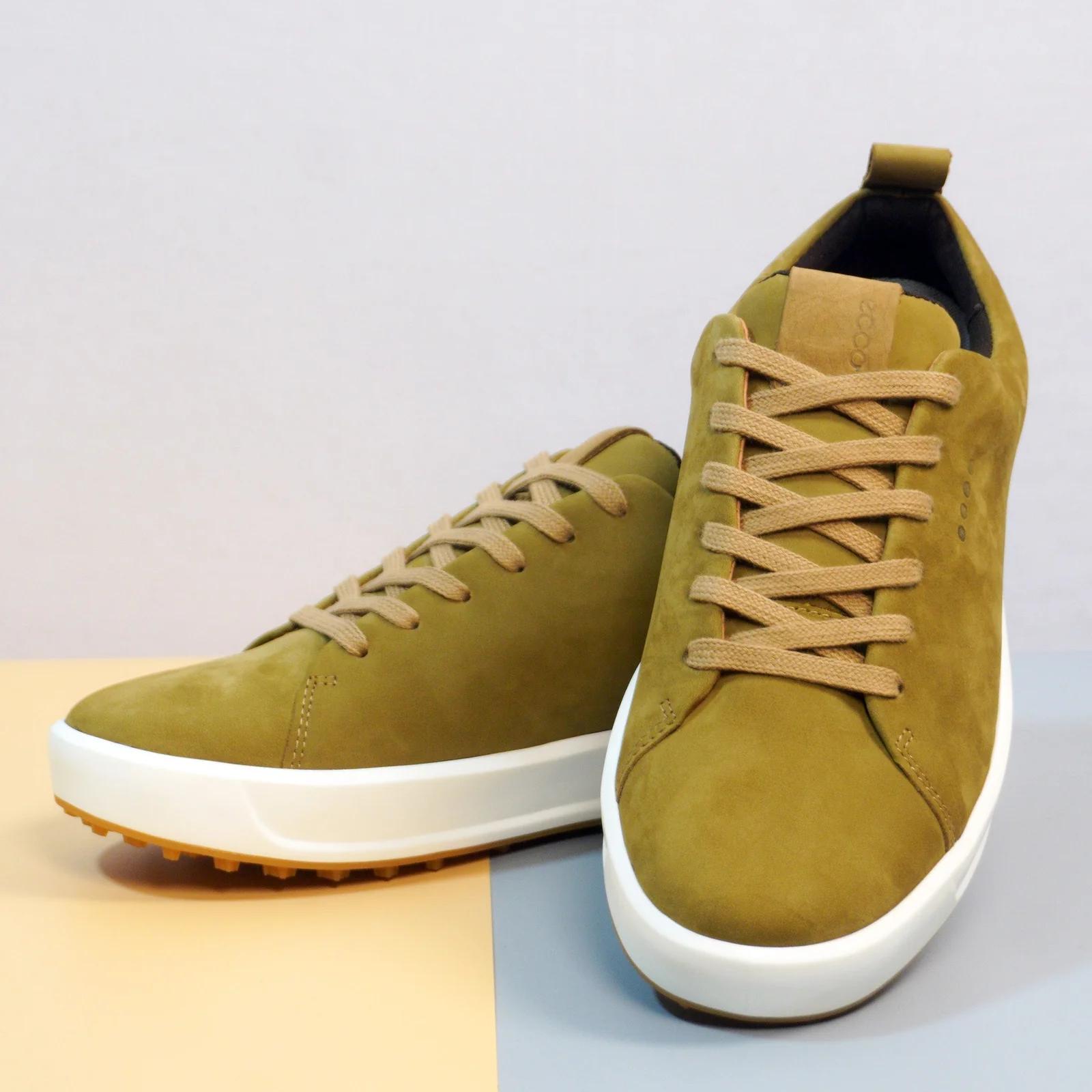 Men's Olive Nubuck Sport-Casual Sneakers GS111