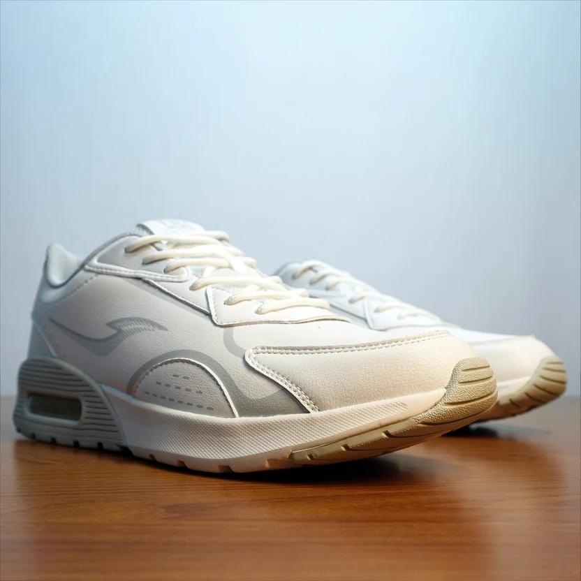 TBL Men's Classic White Air-Cushioned Sneakers GS134