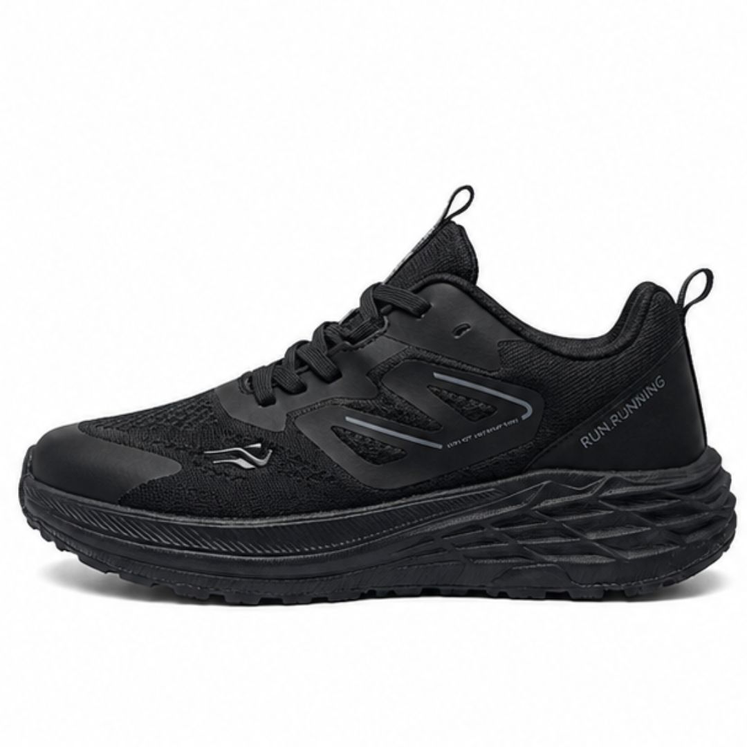 Run Shoes Men’s Black Sneaker (7181)