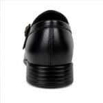 Run Shoes Double Buckle Black Loafers (2289)