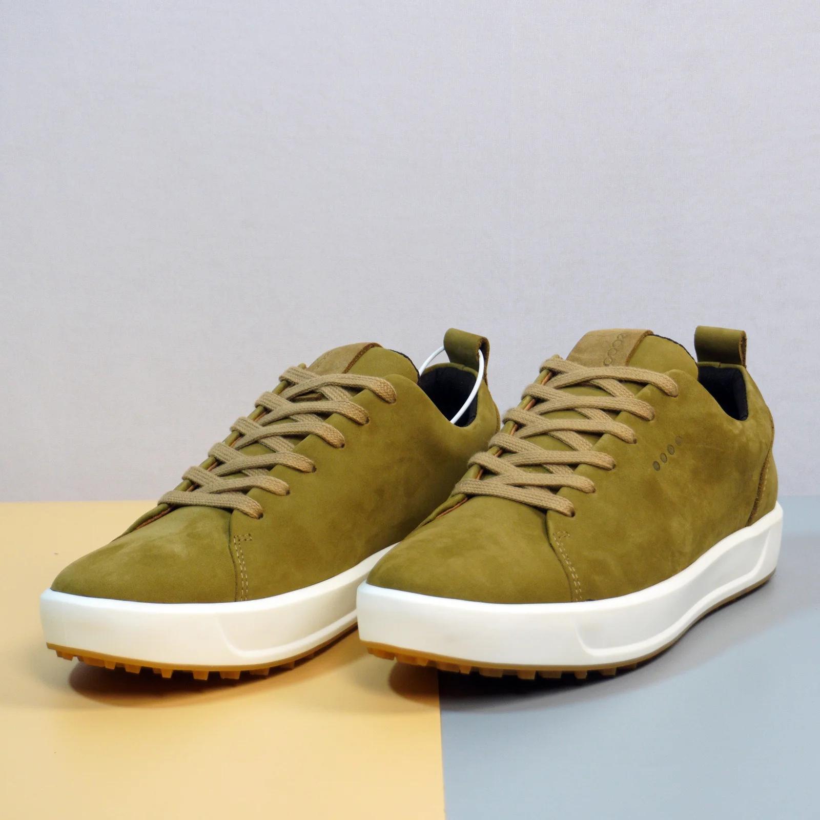 Men's Olive Nubuck Sport-Casual Sneakers GS111